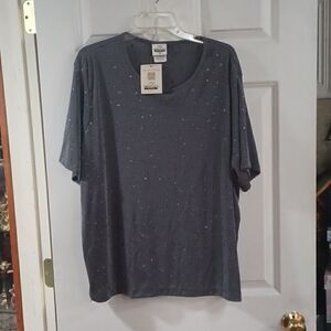 Silver Sparkle Top